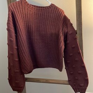 Crop sweater